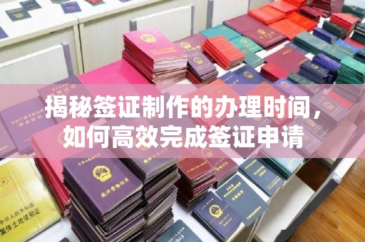 线西揭秘签证制作的办理时间，如何高效完成签证申请