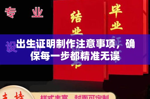 线西出生证明制作注意事项，确保每一步都精准无误