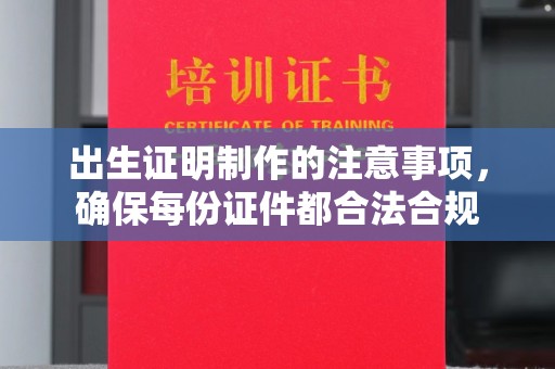 线西出生证明制作的注意事项，确保每份证件都合法合规
