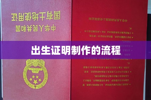 线西出生证明制作的流程